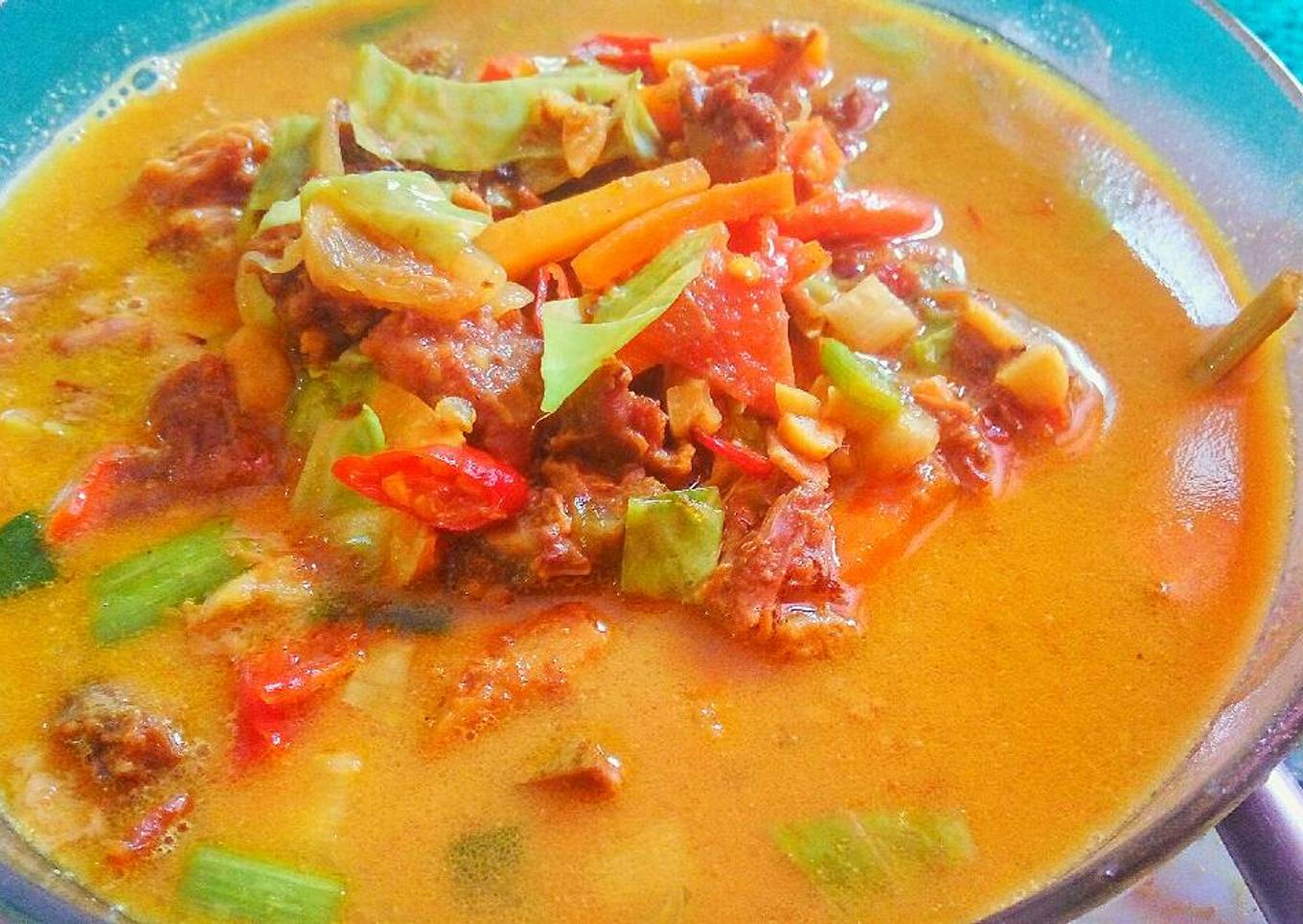 Tongseng kambing (santan version) - ala widi