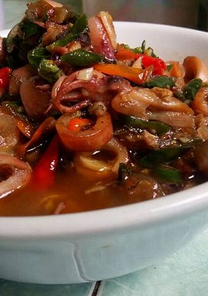 Foto resep Cumi Asin Cabe Ijo