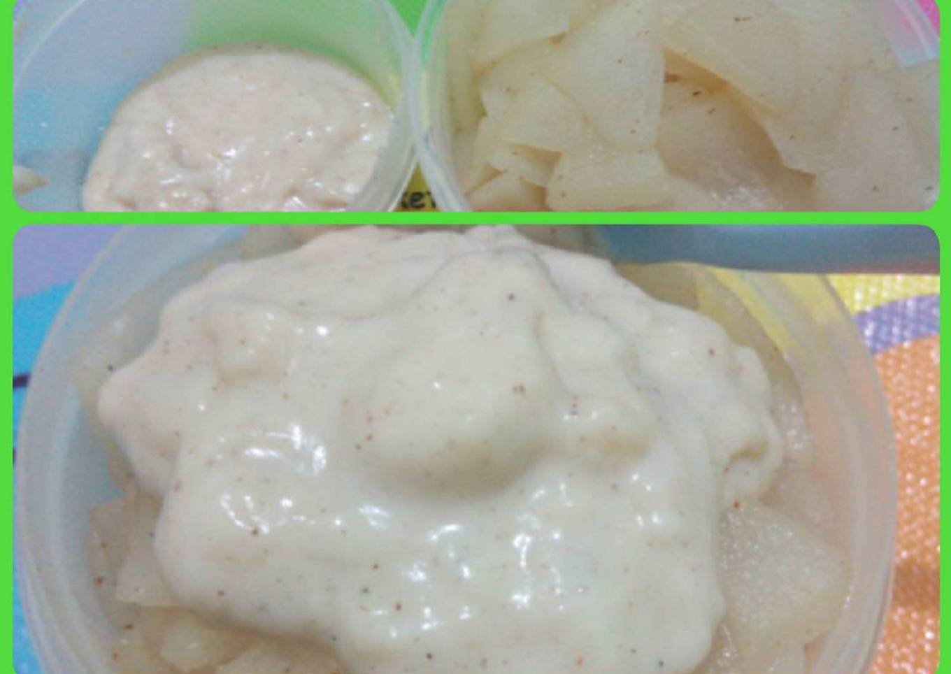 Pir Rebus Saus Fla Sufor Kayu Manis (menu batita 1y+)