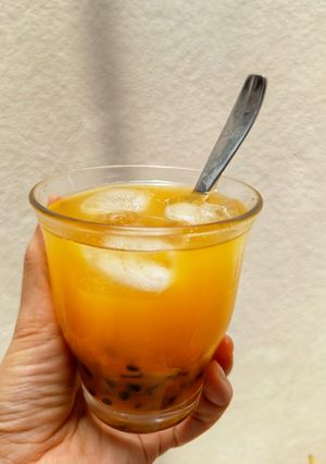 Hình của món Trà thơm chanh dây mát lành.