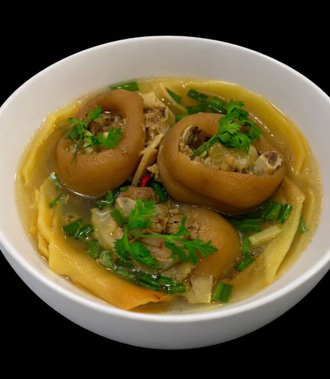 Hình của món SP.0113 - Canh Giò Heo Ninh Măng.