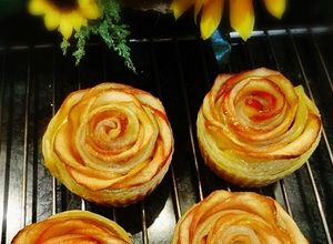 รูปของ Apple Rose Tarts