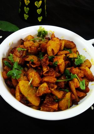 कच्चे पपीते का भुजिया (Kache papite ka bhujiya recipe In Hindi) रेसिपी मुख्य फोटो