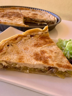 Una foto de Quiche vegetal