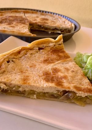 Una foto de Quiche vegetal