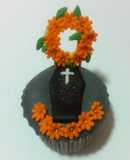 Cupcake de tumba fondant !!