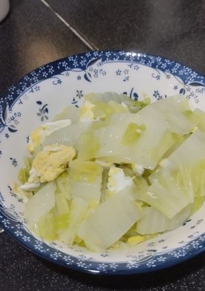 Foto resep Oseng sawi putih telur