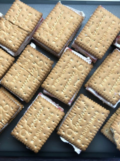 Φωτογραφία της συνταγής Frozen yogurt bars in sandwiches