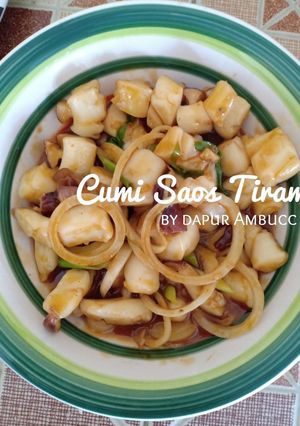 Foto resep Cumi saos tiram yummy & simple