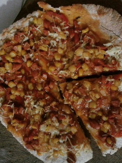 Una foto de Pizza de pan árabe