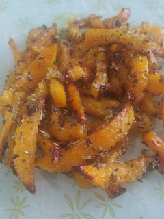 Una foto de Palitos calabaza especiada, en airfryer