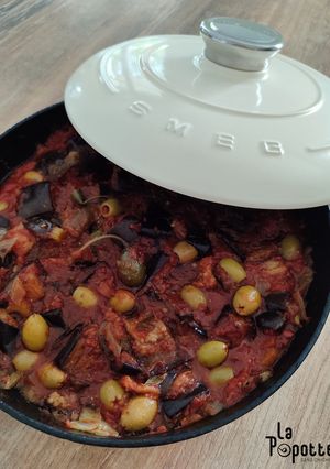 Une photo de Caponata d'aubergines