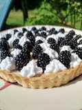 Tarte mûres vanille et meringue italienne sans gluten