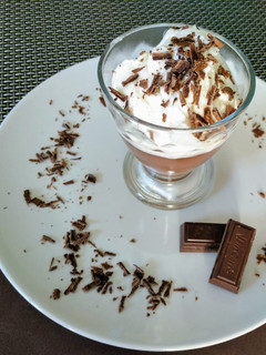 Una foto de Pudding de chocolate (sin huevo)