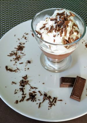 Una foto de Pudding de chocolate (sin huevo)