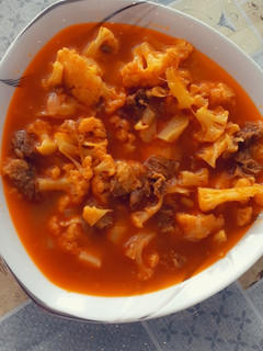 عکسی از دستور خورشت گل کلم