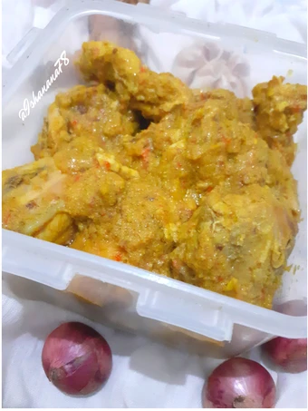 Cara Mudah Membikin Resep Ayam ungkep bumbu kare yang  Bikin Ketagihan Anti Ribet, Uenak Banget