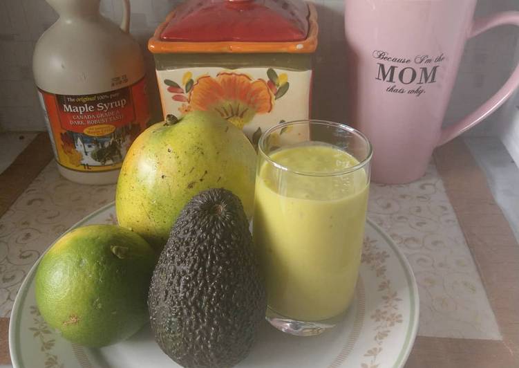Recipe of Ultimate Avocado Mango smoothie