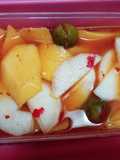 Asinan mangga pear jeruk nipis sonkit