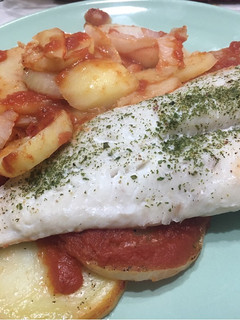 Una foto de Merluza al horno (receta de mi suegra)