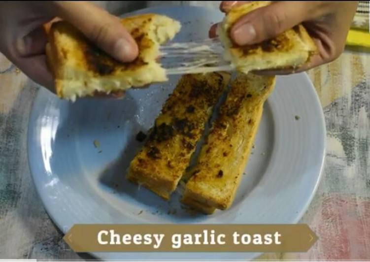 Easiest Way to Make Any-night-of-the-week Cheesy garlic toast