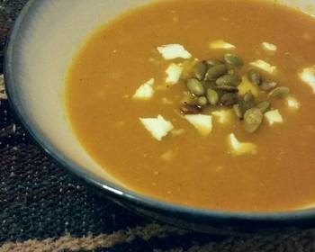Update, Serving Recipe Spiced Butternut Squash Soup Delicious Nutritious