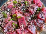 Sashimi de atún estilo los arcos