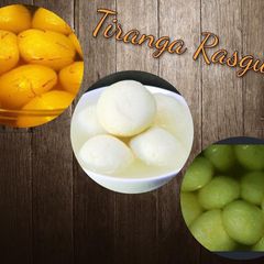 A picture of Tricolor Rasgulla.
