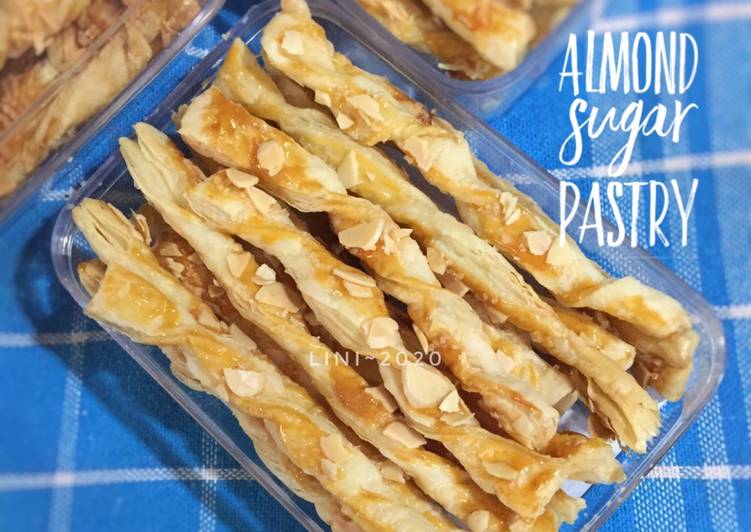 Almond sugar pastry - kue kering - almond - cemilan simple