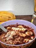 Overnight oat porridge