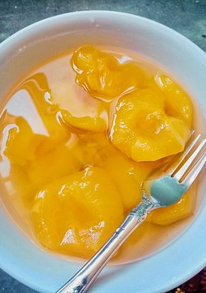 عکسی از دستور کمپوت سیب😋😋