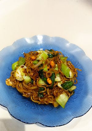 Foto resep Mie Goreng Telur Asin