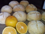 Panecillos dulces de naranja