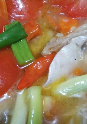 Foto resep Sup Ikan Patin Asam Pedas