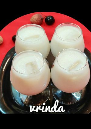 A picture of Litchi Shake.