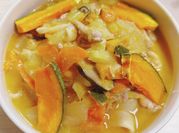 A picture of daikon pork miso