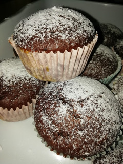 Bögrés kakaós, lekváros muffin recept fotója