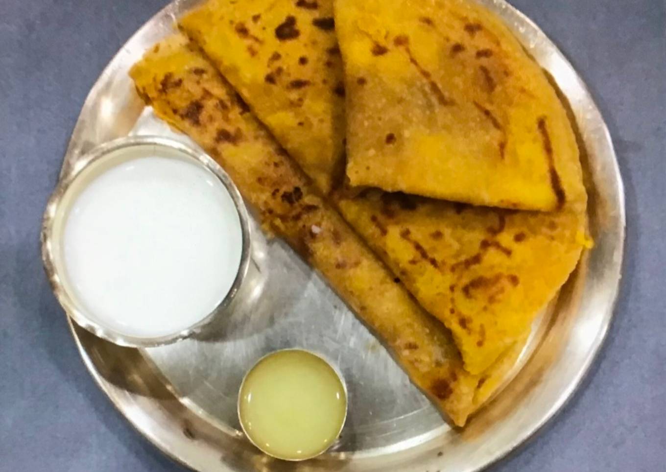 Puranpoli (sweet stuffed rotis)