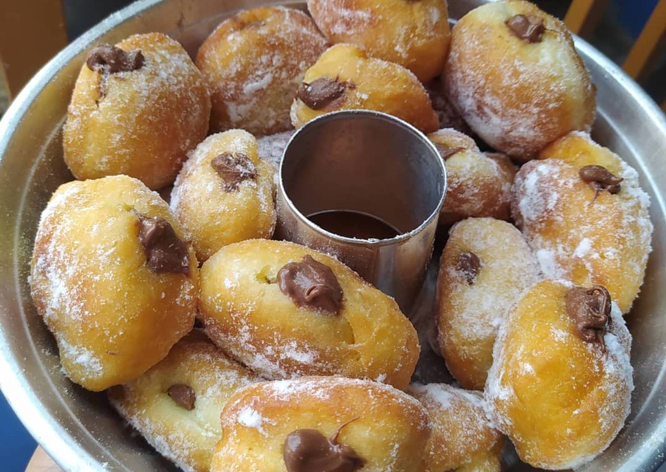 Langkah Mudah untuk Menyiapkan Donat bomboloni kentang, Bikin Ngiler