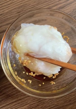 A picture of Rice Paper Shrimp and Hanpen Steamed Dumplings.