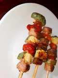 Brochetas de res