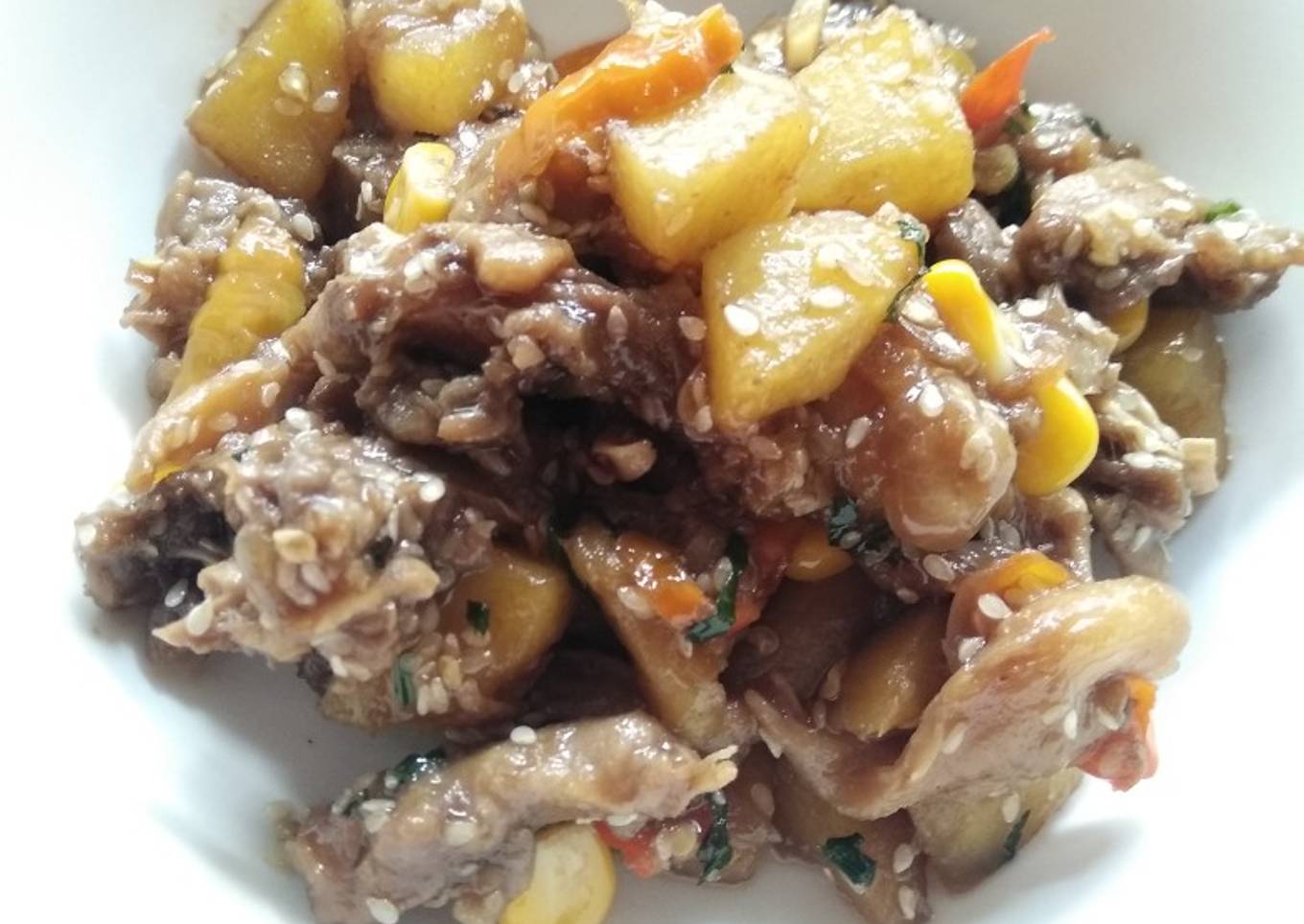Tumis Sapi Teriyaki