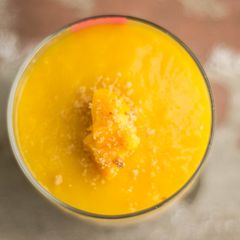 A picture of No Bake Mango Cheesecake.