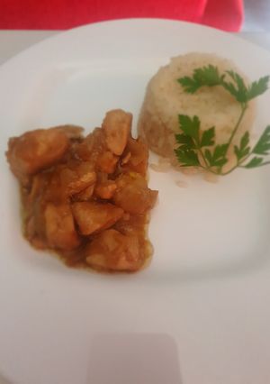 Una foto de Pollo a la coca cola