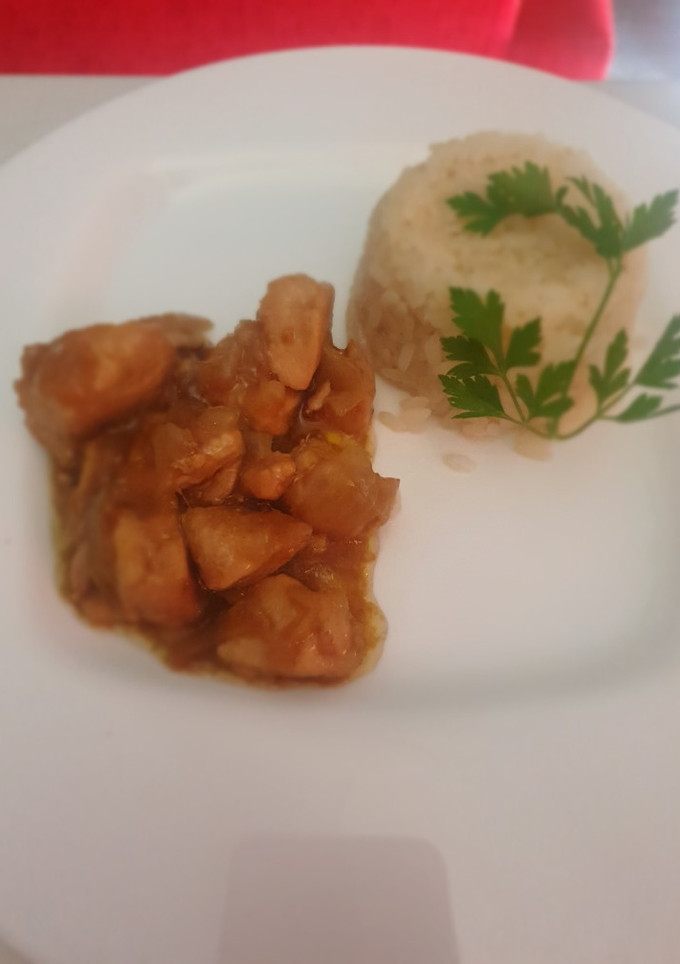 Una foto de Pollo a la coca cola