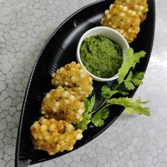 A picture of Sabudana (Tapioca) Cutlets.