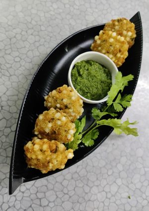 A picture of Sabudana (Tapioca) Cutlets.