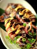 Izakaya-Style Grilled Squid with Mayo Soy Sauce