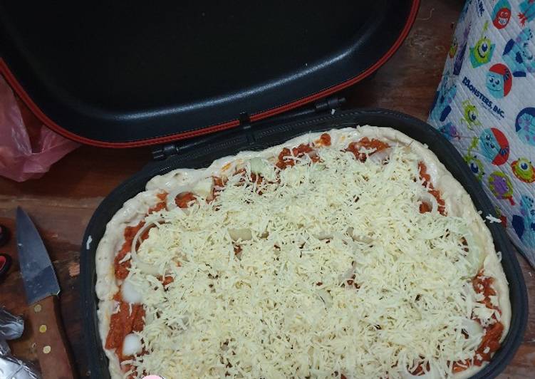 Resep Pizza Teflon, Bikin Ngiler