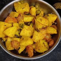 A picture of Gajar Matar Sabji.